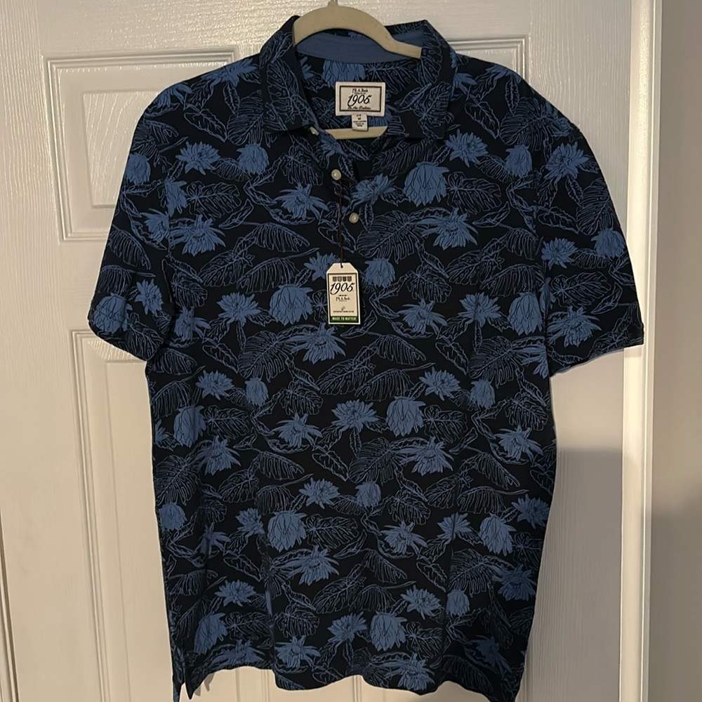 Jos A Bank Men’s Floral Polo (NWT)